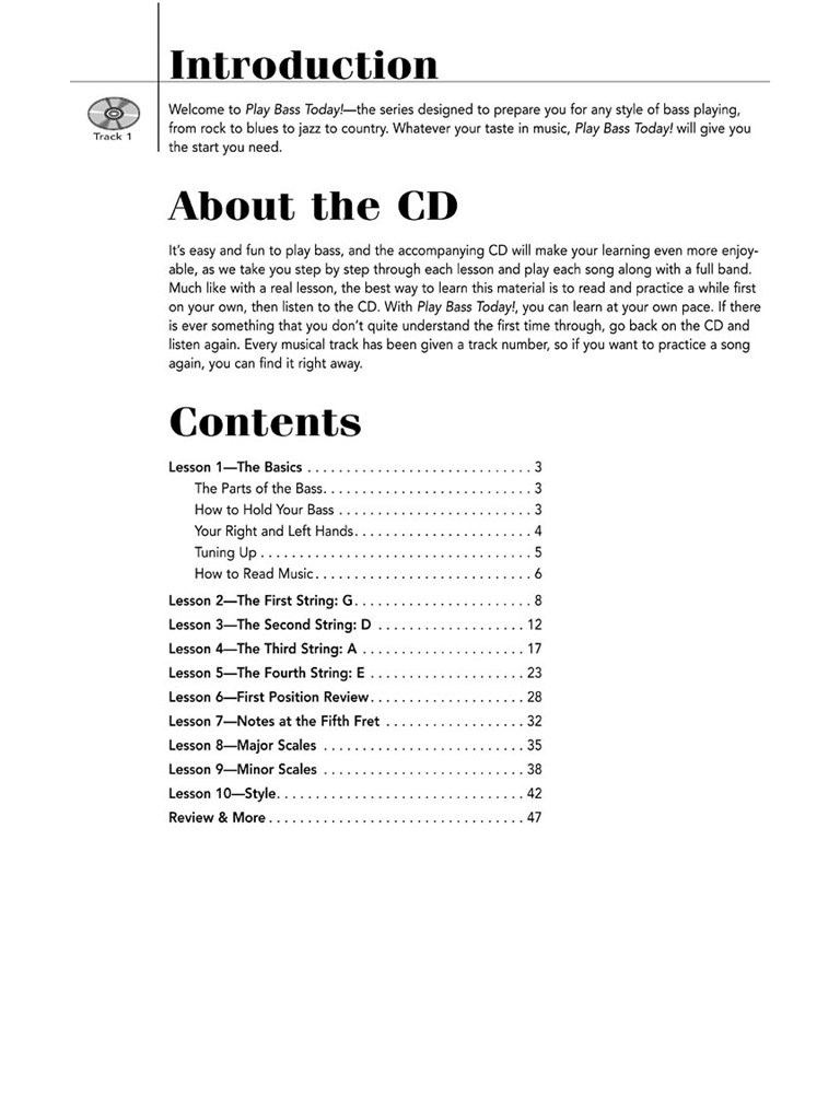 Play Bass Today! Beginner's Pack